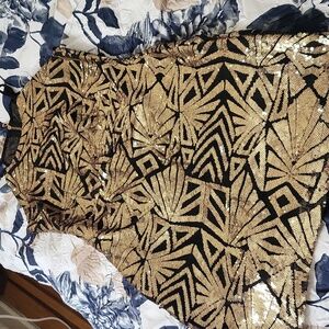 NWOT Gold Sequin Party dress